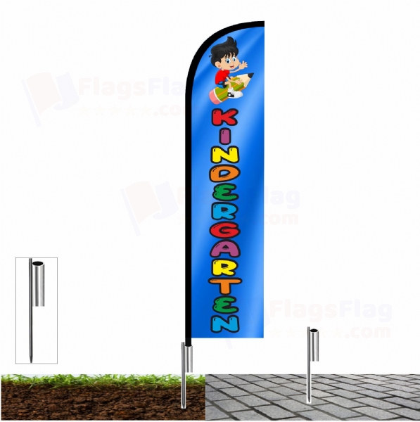 Kindergarten Advertising Flags