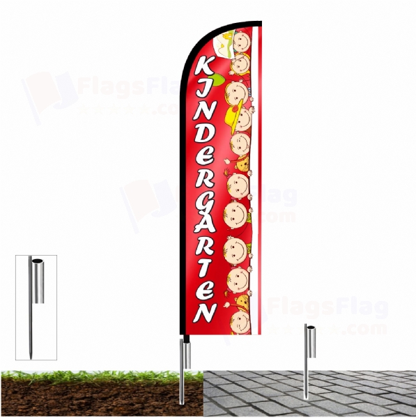 Kindergarten Road Flags