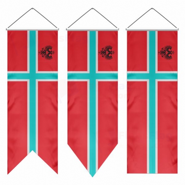 Kingdom Of Vikesland Swallowtail Flags