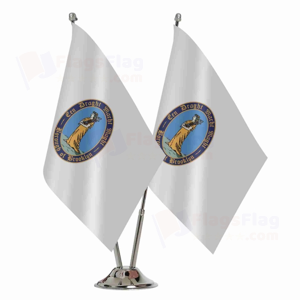 Kings County New York Binary Table Flag