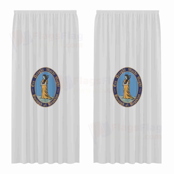 Kings County New York Digital Printed Curtains