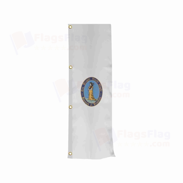 Kings County New York Vertically Raised Flags