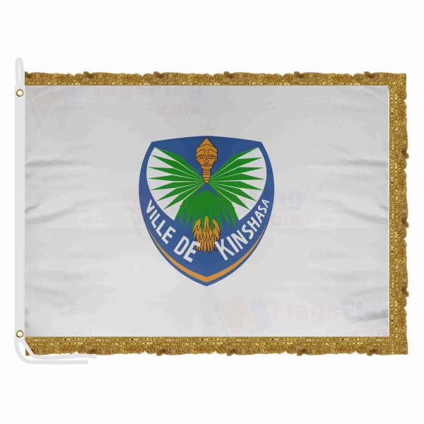 Kinshasa Satin Office Flag