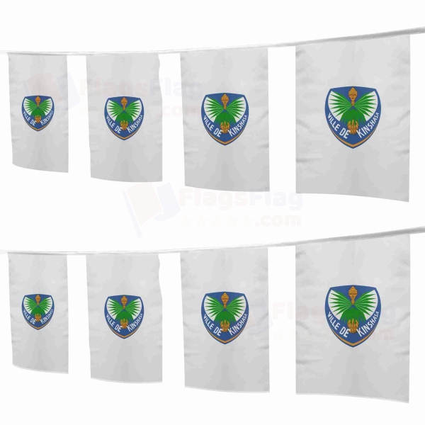 Kinshasa Square String Flags