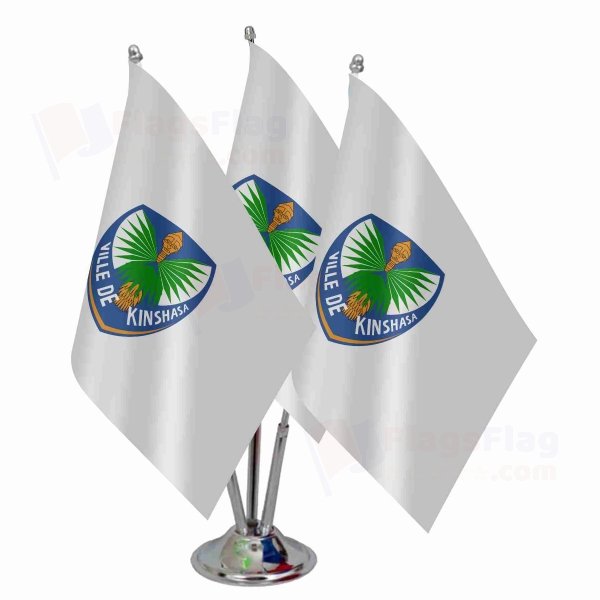 Kinshasa Triple Table Flag