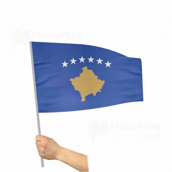 Kosovo Stick Flag