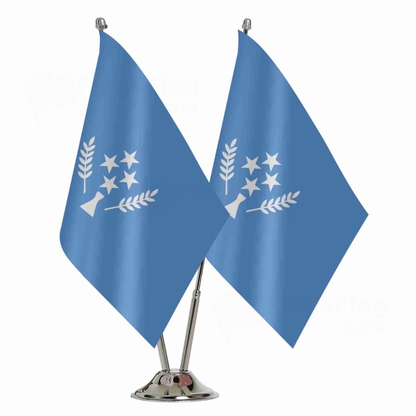 Kosrae 2 Table Flags