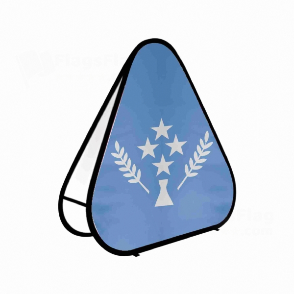 Kosrae Triangle Fabric Banner Display Stands