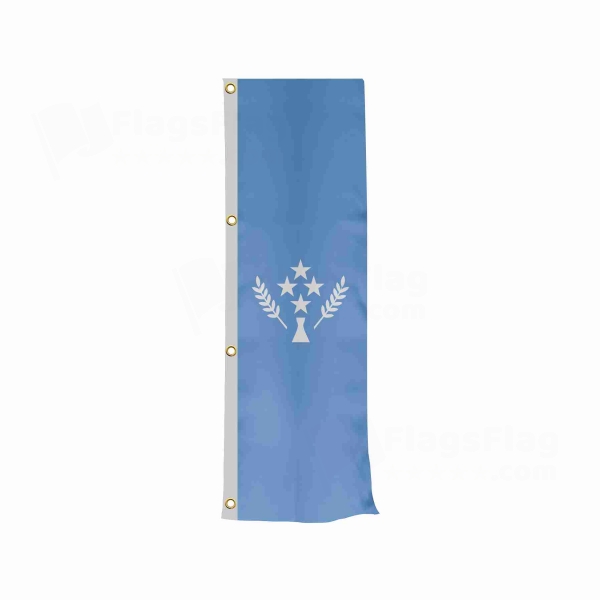 Kosrae Vertically Raised Flags