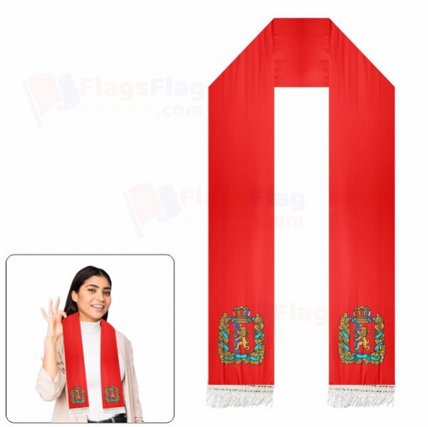 Krasnoyarsk Krai Scarf Digital Printing