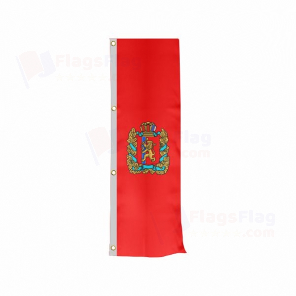 Krasnoyarsk Krai Vertically Raised Flags