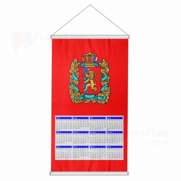 Krasnoyarsk Krai Woven Fabric Digital Printing Calendar