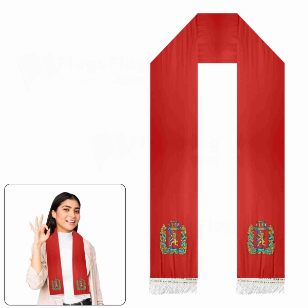 Krasnoyarsk Kray� Scarf Digital Printing