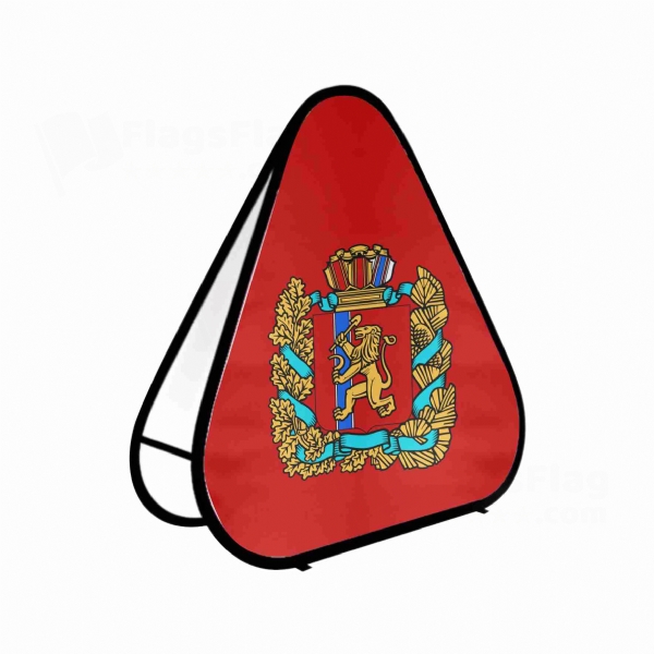 Krasnoyarsk Kray� Triangle Fabric Banner Display Stands