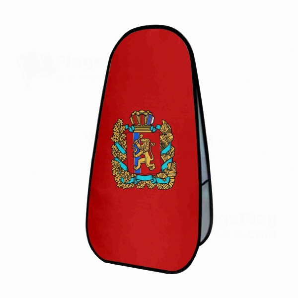 Krasnoyarsk Kray� Vertical Cloth Banner Display Stands
