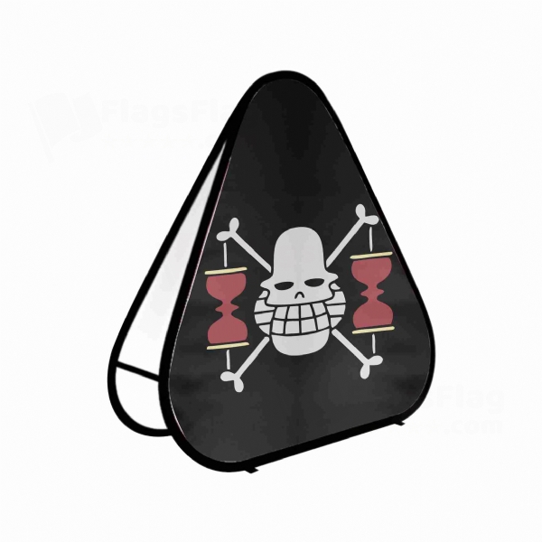 Krieg Pirates Triangle Fabric Banner Display Stands