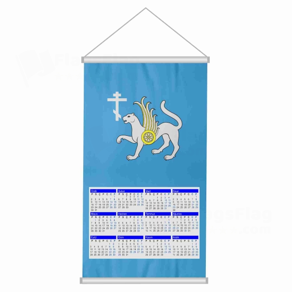 Kryashens Woven Fabric Digital Printing Calendar