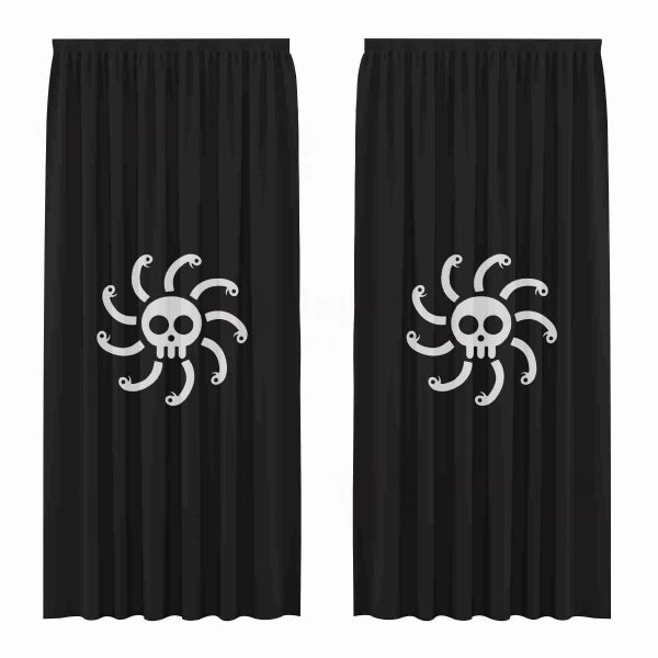 Kuja Pirates Digital Printed Curtains