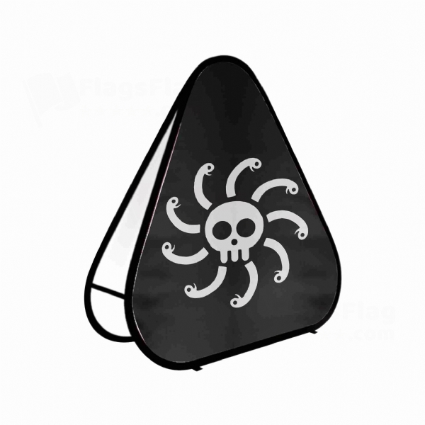 Kuja Pirates Triangle Fabric Banner Display Stands