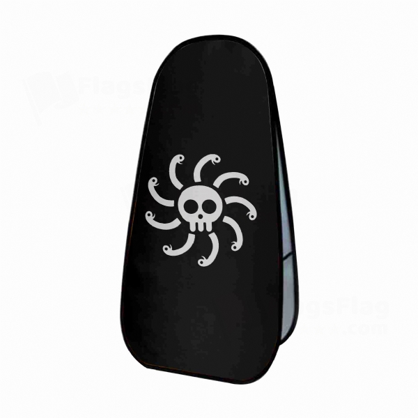 Kuja Pirates Vertical Cloth Banner Display Stands