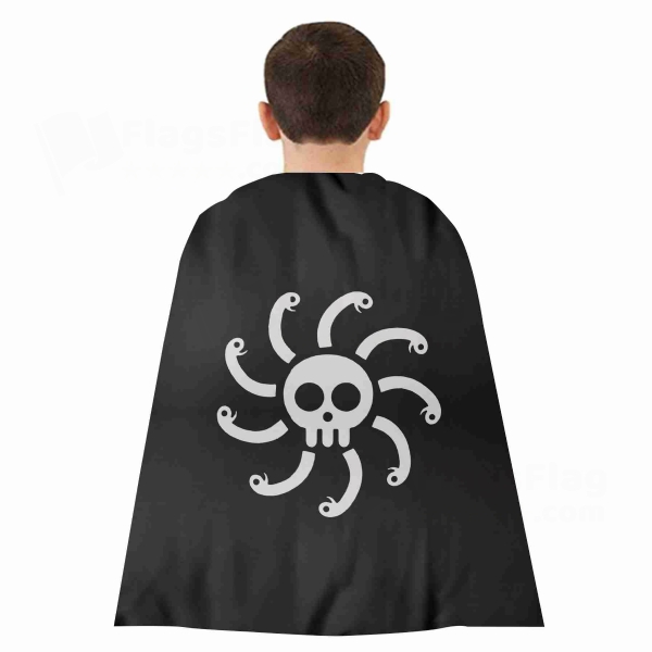 Kuja Pirates Woven Fabric Cloak Digital Printing
