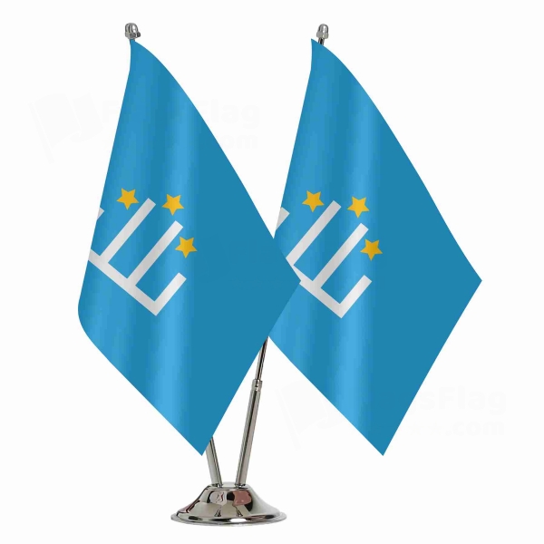 Kumuk Turks 2 Table Flags
