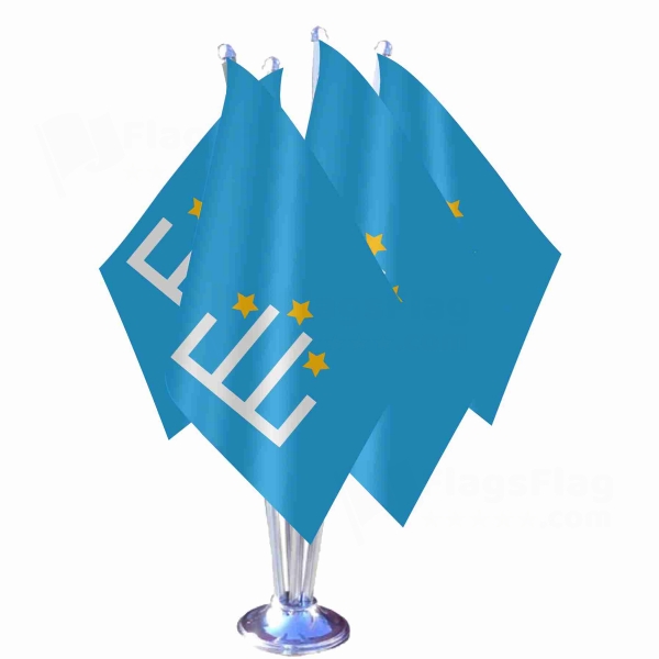 Kumuk Turks Quadruple Table Flag