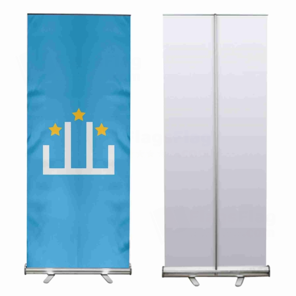 Kumuk Turks Roll Up Banner