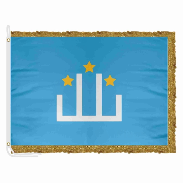 Kumuk Turks Satin Office Flag