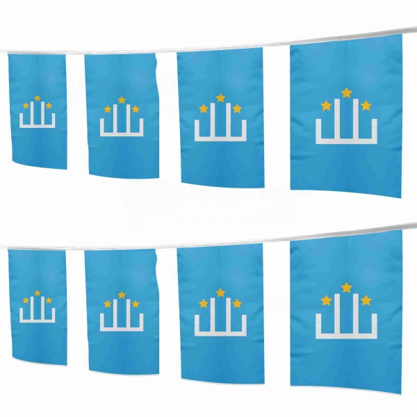 Kumuk Turks Square String Flags