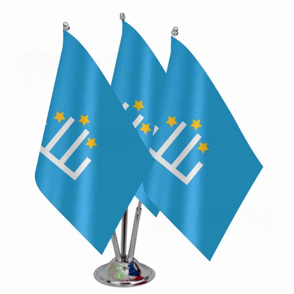Kumuk Turks Triple Table Flag