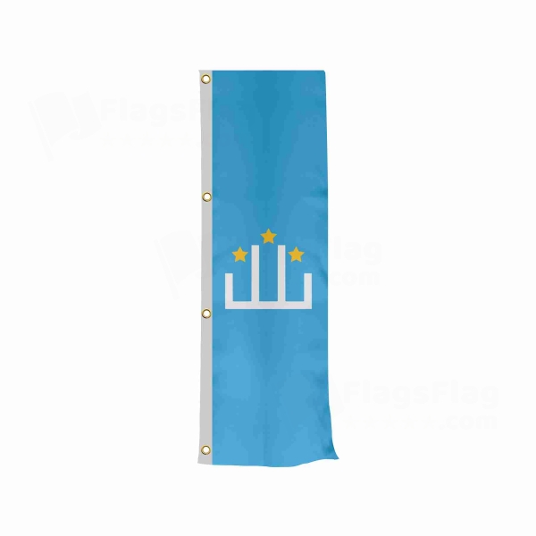 Kumuk Turks Vertically Raised Flags