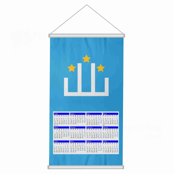 Kumuk Turks Woven Fabric Digital Printing Calendar