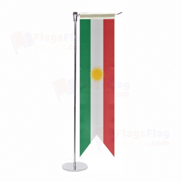 Kurdistan Region L Table Flag