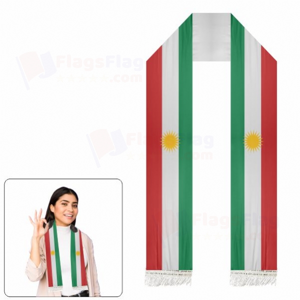 Kurdistan Region Scarf Digital Printing
