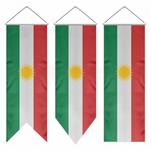 Kurdistan Region Swallowtail Flags