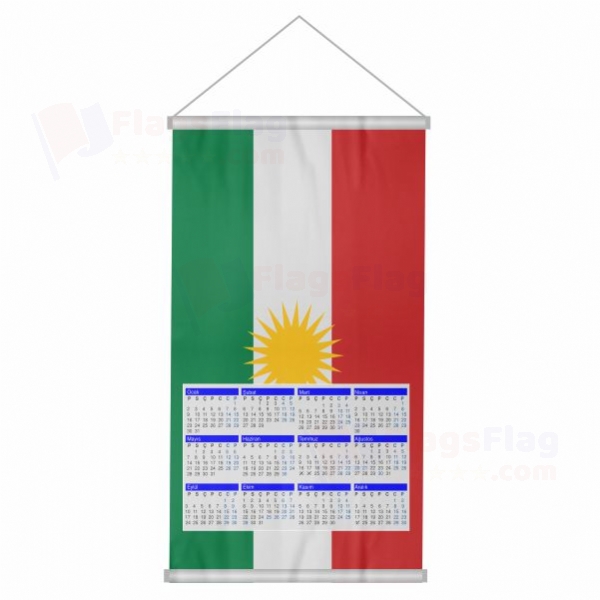 Kurdistan Woven Fabric Digital Printing Calendar
