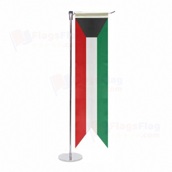 Kuwait L Table Flag
