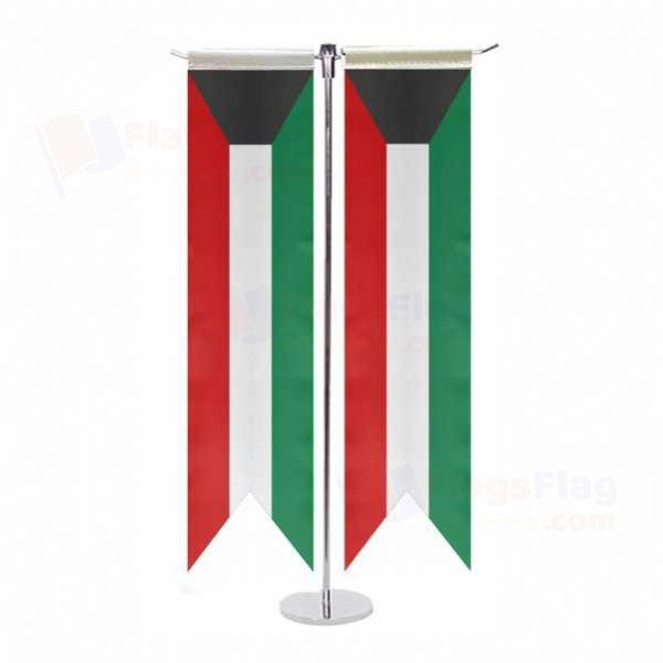 Kuwait T Table Flags