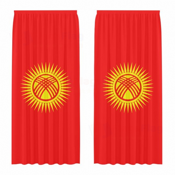Kyrgyzstan Digital Printed Curtains