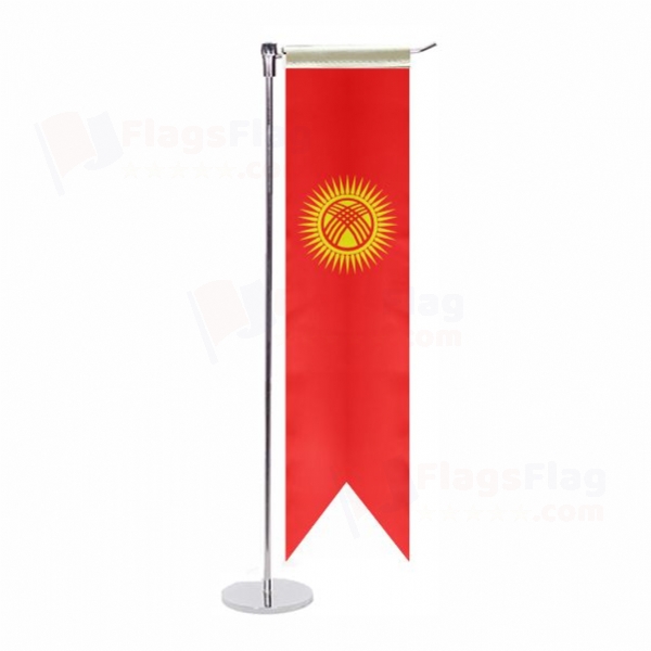 Kyrgyzstan L Table Flag
