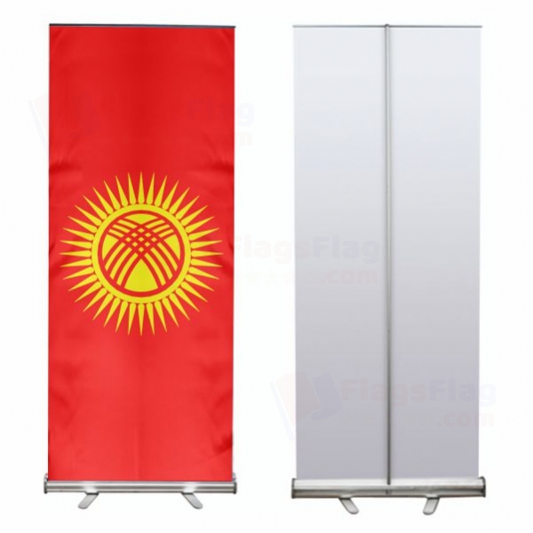 Kyrgyzstan Roll Up Banner