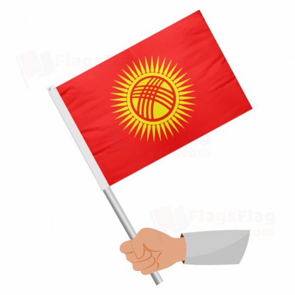 Kyrgyzstan Stick Flag
