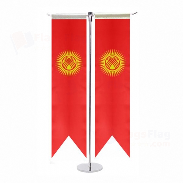 Kyrgyzstan T Table Flag