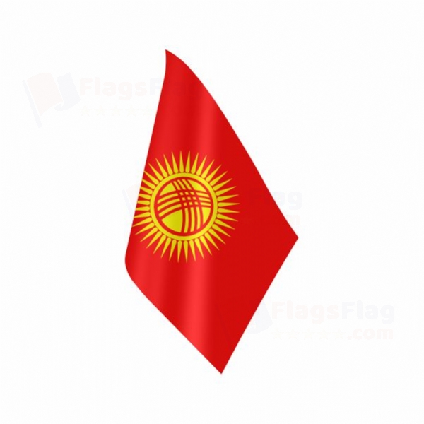Kyrgyzstan Table Flag