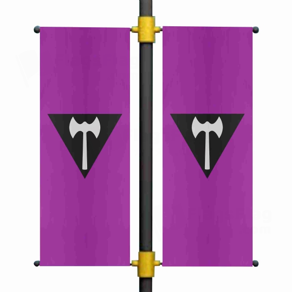 Labrys Lesbian Blackout Flag
