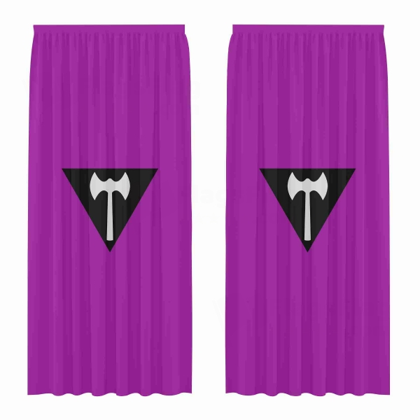 Labrys Lesbian Digital Printed Curtains