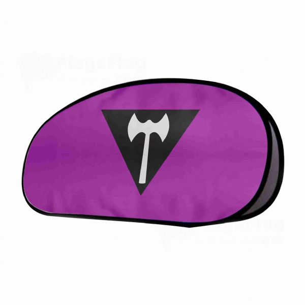 Labrys Lesbian Horizontal Fabric Banner Display Stands