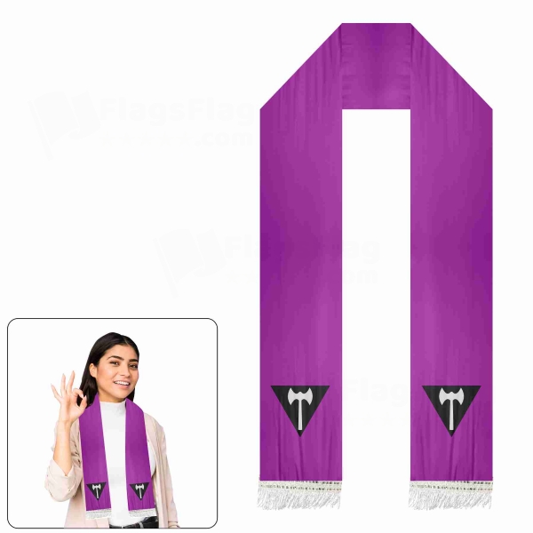 Labrys Lesbian Scarf Digital Printing