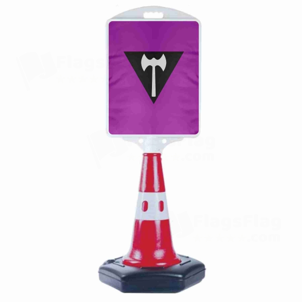 Labrys Lesbian Small Size Road Bollard